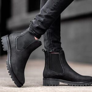NIB Thursday Legend Black Matte Chelsea Boots